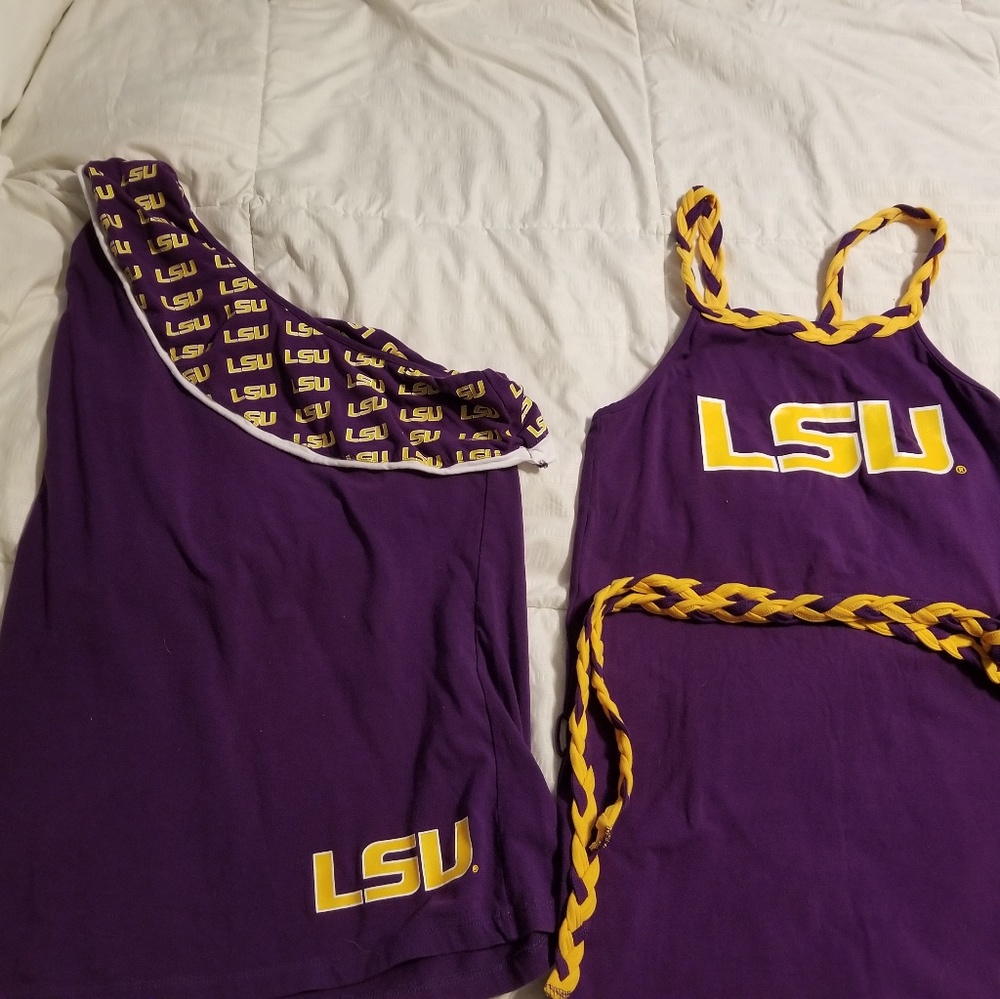 LSU women's shirt bundle 5 items
